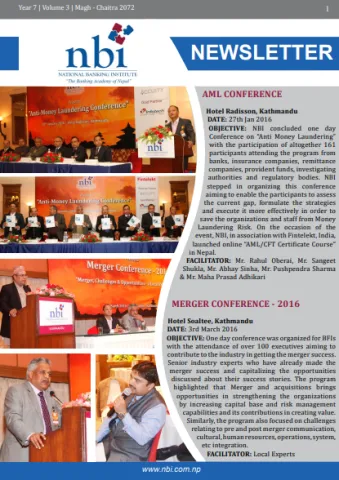 Newsletter Magh to Chaitra 2072